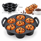 قالب مافن دائري من SilverCrest – من7 تجاويف  |   SilverCrest 7-Cup Muffin Baking Pan