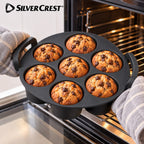 قالب مافن دائري من SilverCrest – من7 تجاويف  |   SilverCrest 7-Cup Muffin Baking Pan