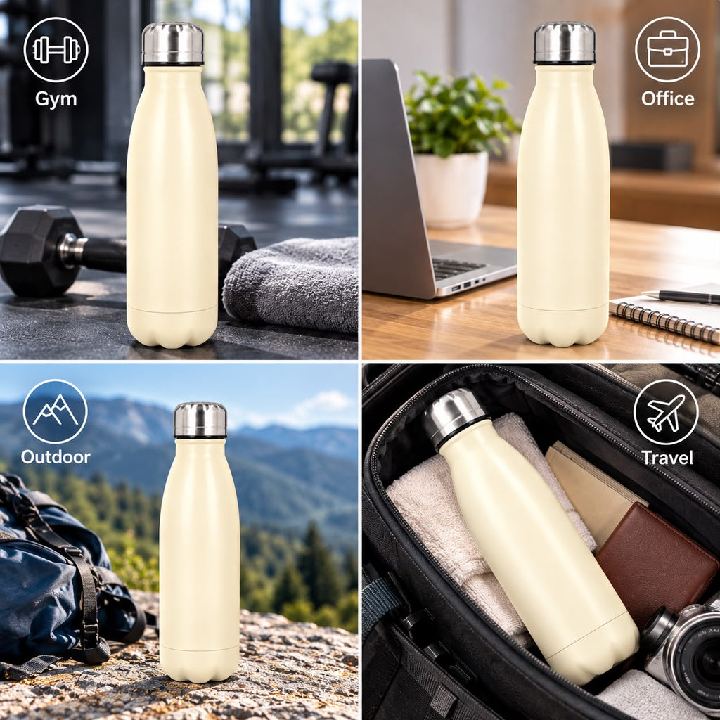 زجاجة حرارية معزولة من SilverCrest – بسعة 500 مل | SilverCrest Insulated Bottle – 500 ml